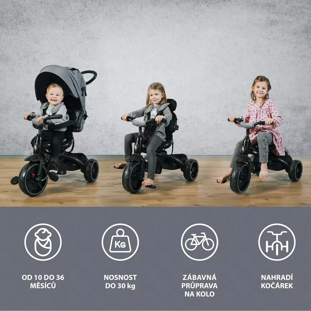 ZOPA Tříkolka Citi Trike Chilli Red