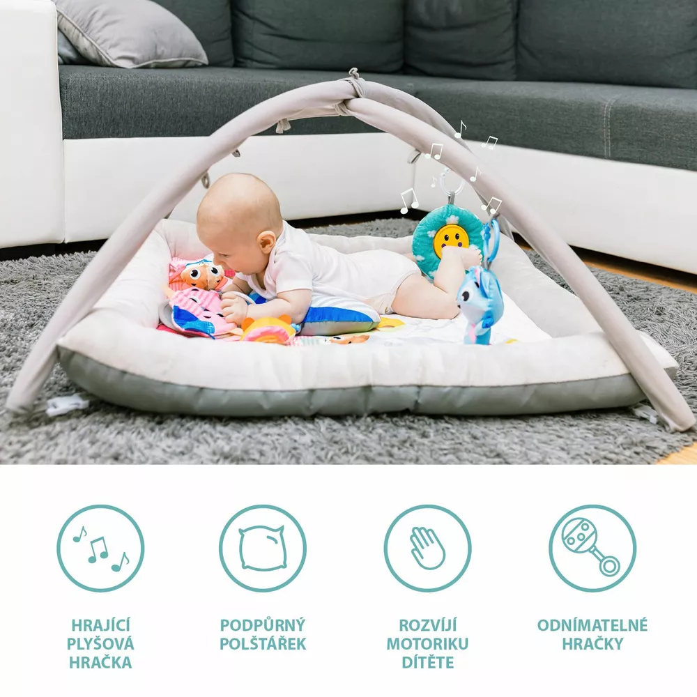 ZOPA Hrací deka 3D, Forest Green