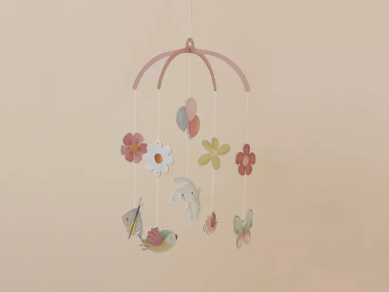 Little Dutch Dekorativní kolotoč Květiny a motýli 