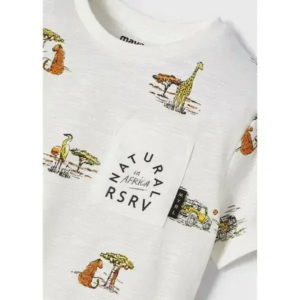 Chlapecké triko krátký rukáv Mayoral Dino 3002-56 velikost 122