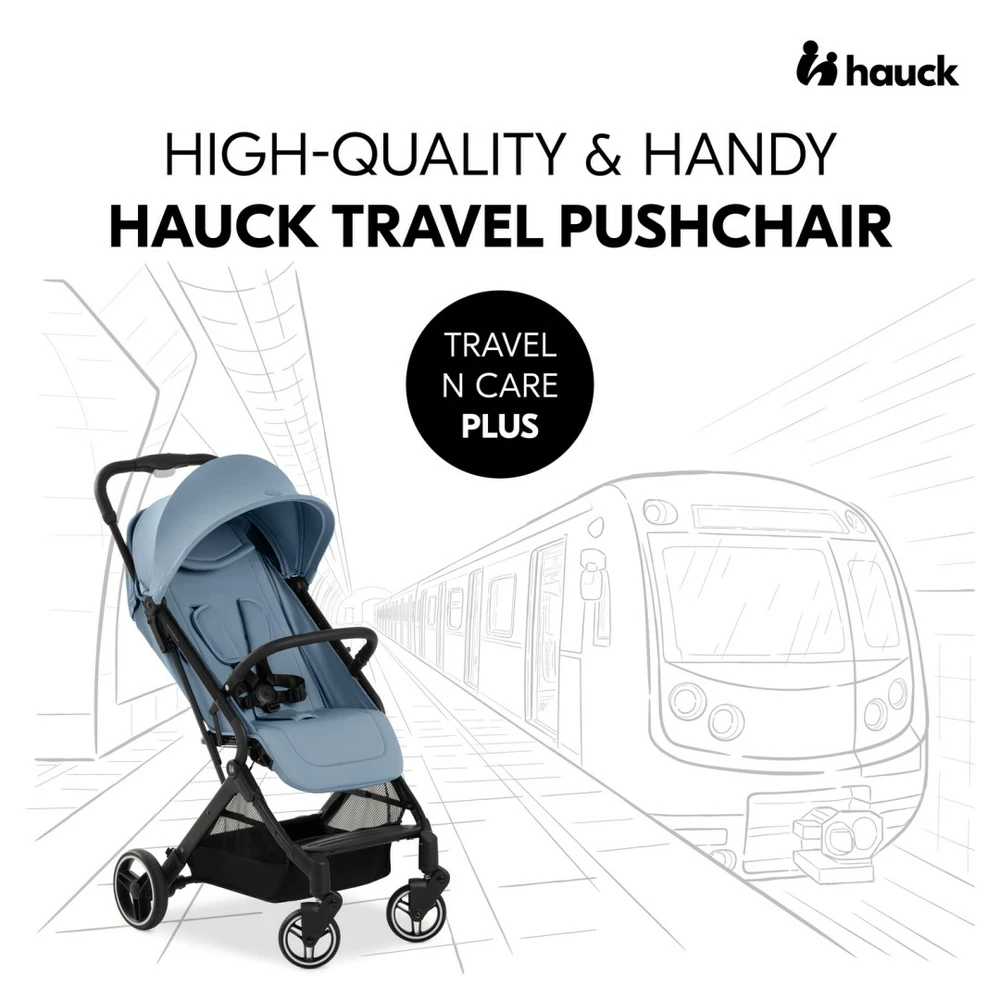 Cestovní sportovní kočárek Hauck Travel N Care Plus Dusty Blue