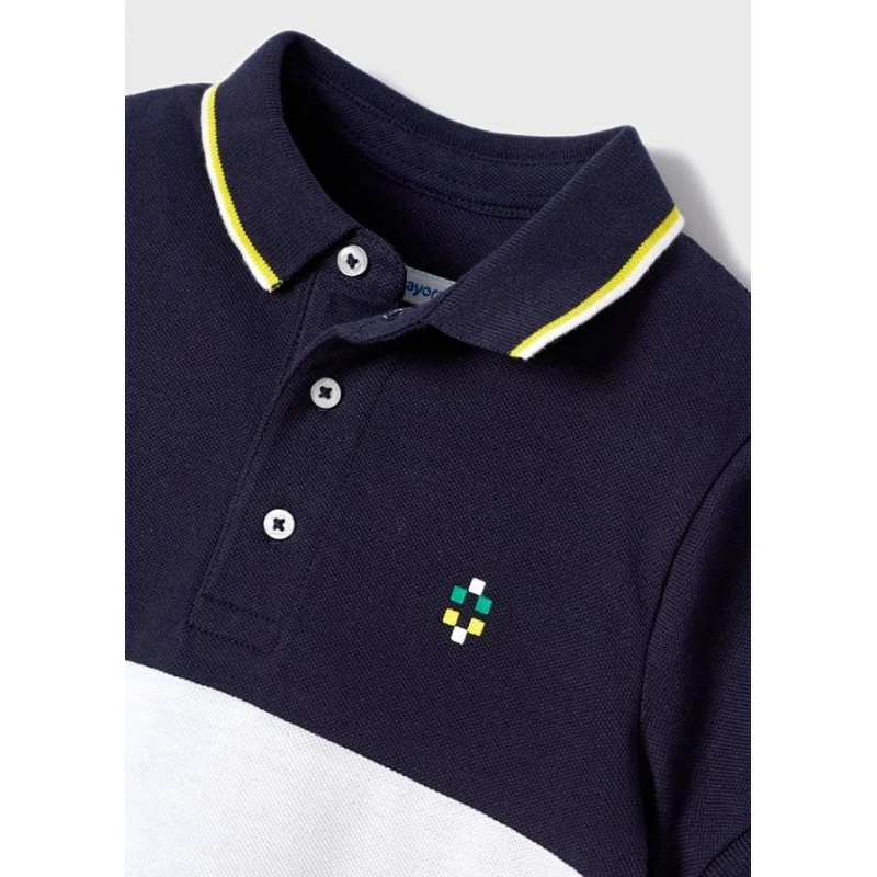 Chlapecké triko polo krátký rukáv Mayoral 3106-91 Trebol