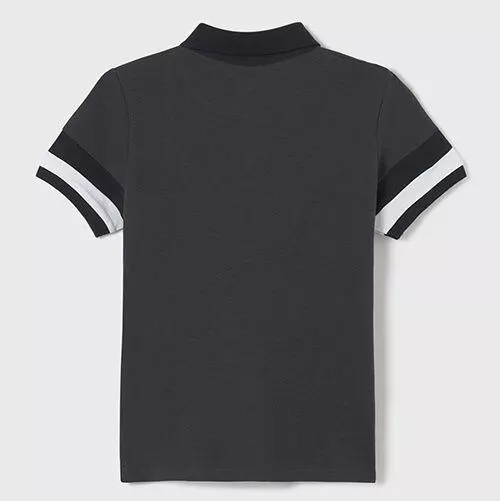 Chlapecké triko polo krátký rukáv Mayoral 6104-61 Caviar velikost 160