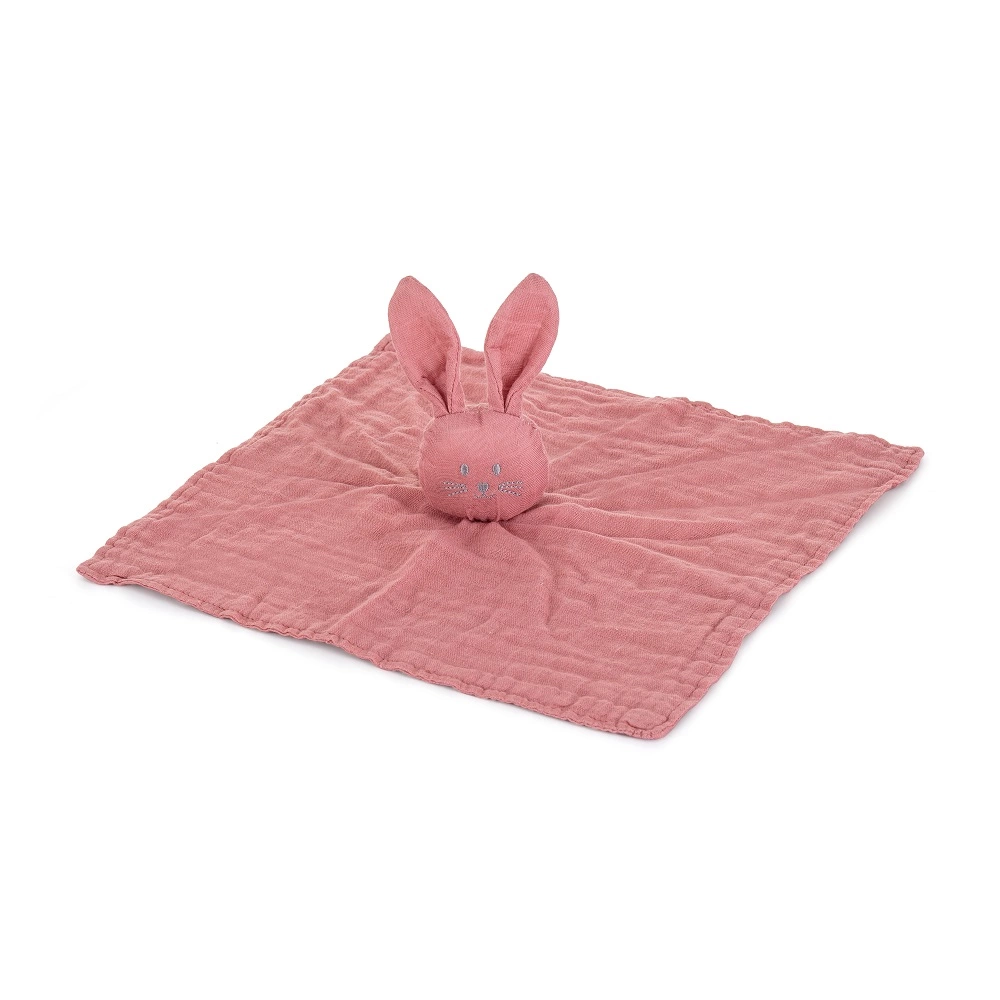 PETITE&MARS Mazlíček bambusový mušelínový Hugo Dusty Rose 0m+