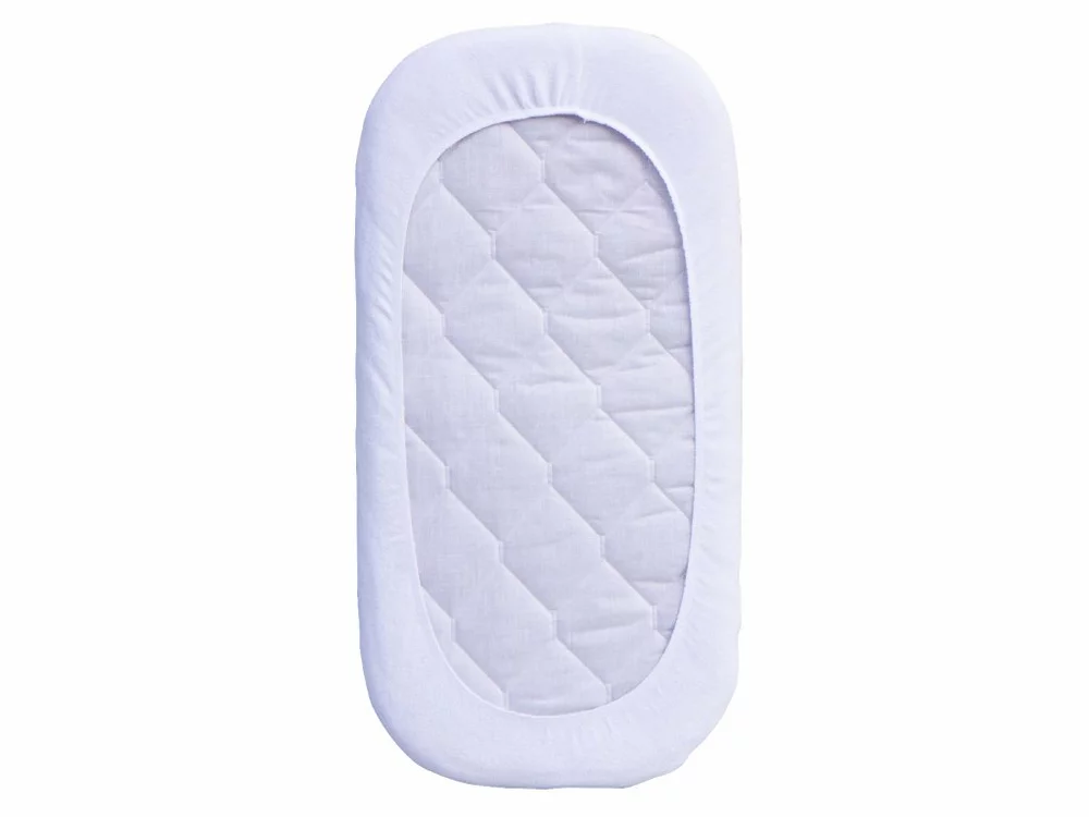 Nepropustné prostěradlo Scarlett do kočárku - 75x35 cm - bílé