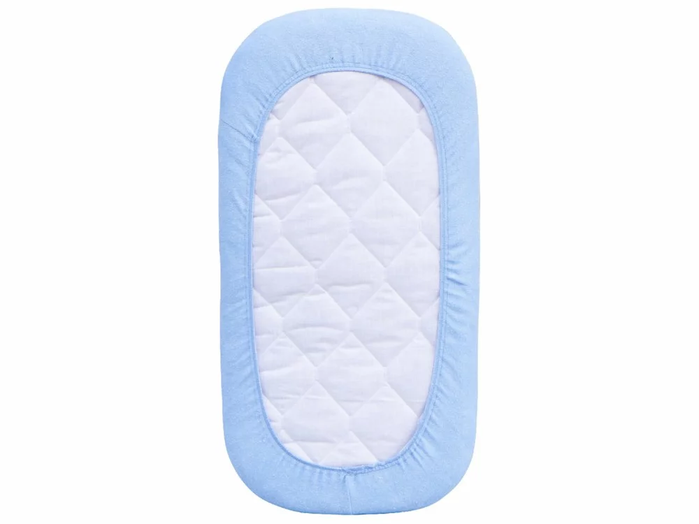 Nepropustné prostěradlo Scarlett do kočárku - 75x35 cm - modré