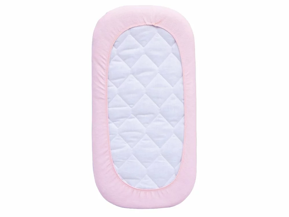 Nepropustné prostěradlo Scarlett do kočárku - 75x35 cm - růžové