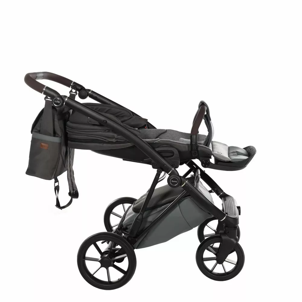Kombinovaný kočárek Jasmine Daisy Soft 2v1 07 Grey Olive