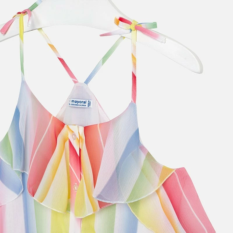 Dívčí letní duhový overal Mayoral 6806-4 velikost 162