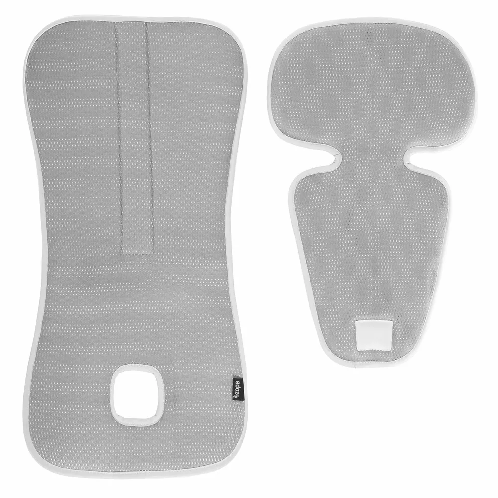 Prodyšná podložka do autosedačky Zopa Breeze sk. 2/3 - Ice Grey