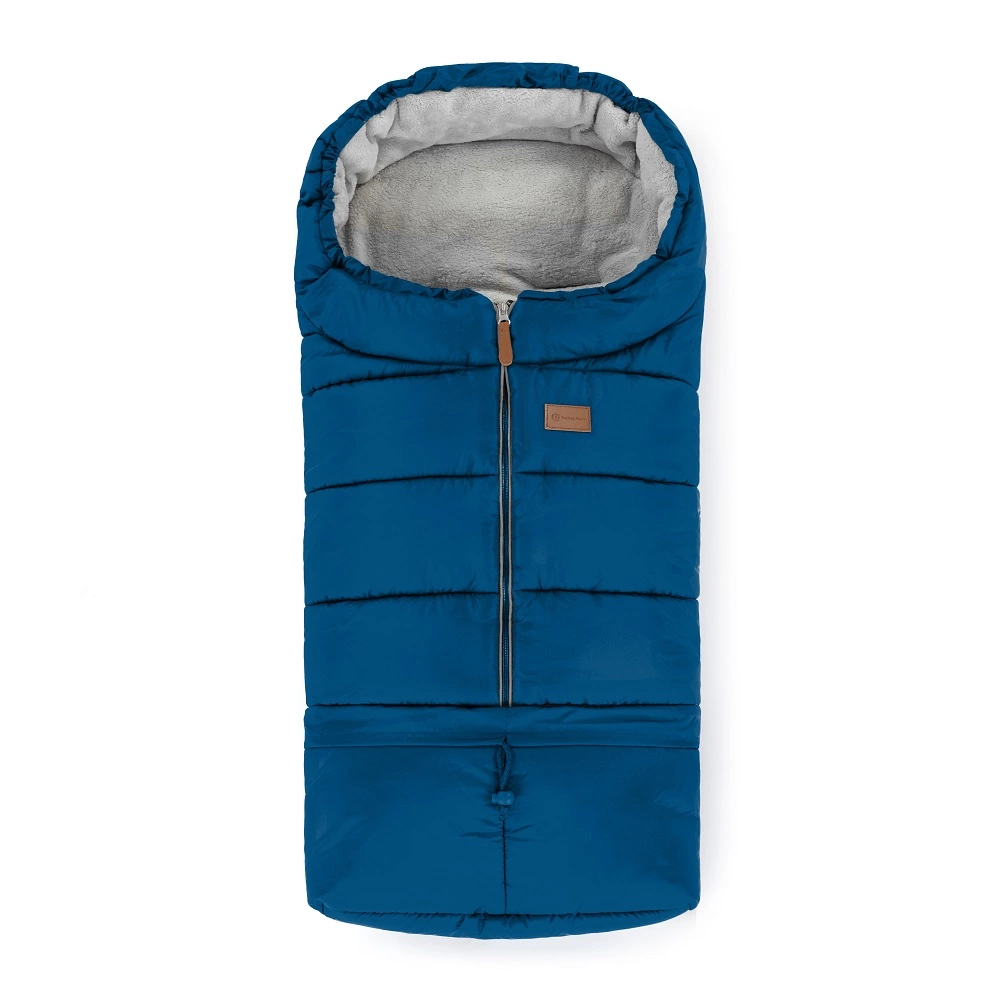 PETITE&MARS Zimní set fusak Jibot 3v1 + rukavice na kočárek Ocean Blue
