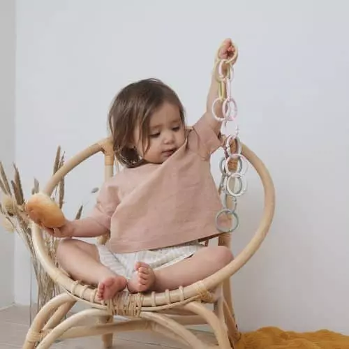 BIBS kroužky Loops 12ks Baby Blue/Cloud/Petrol