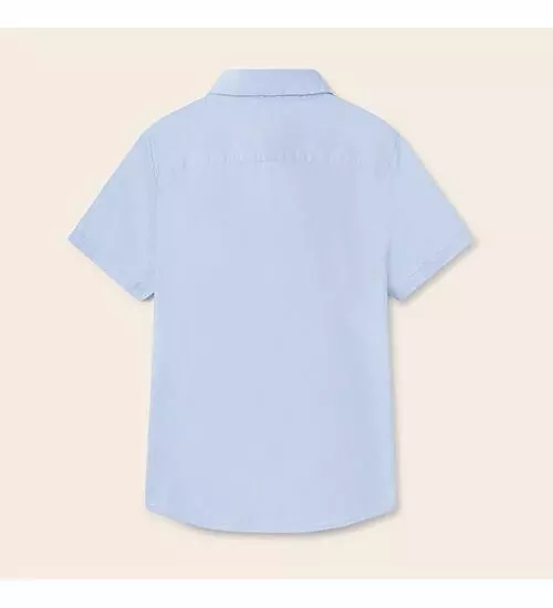 Chlapecká košile s krátkým rukávem Mayoral 6111-41 Light blue velikost 160