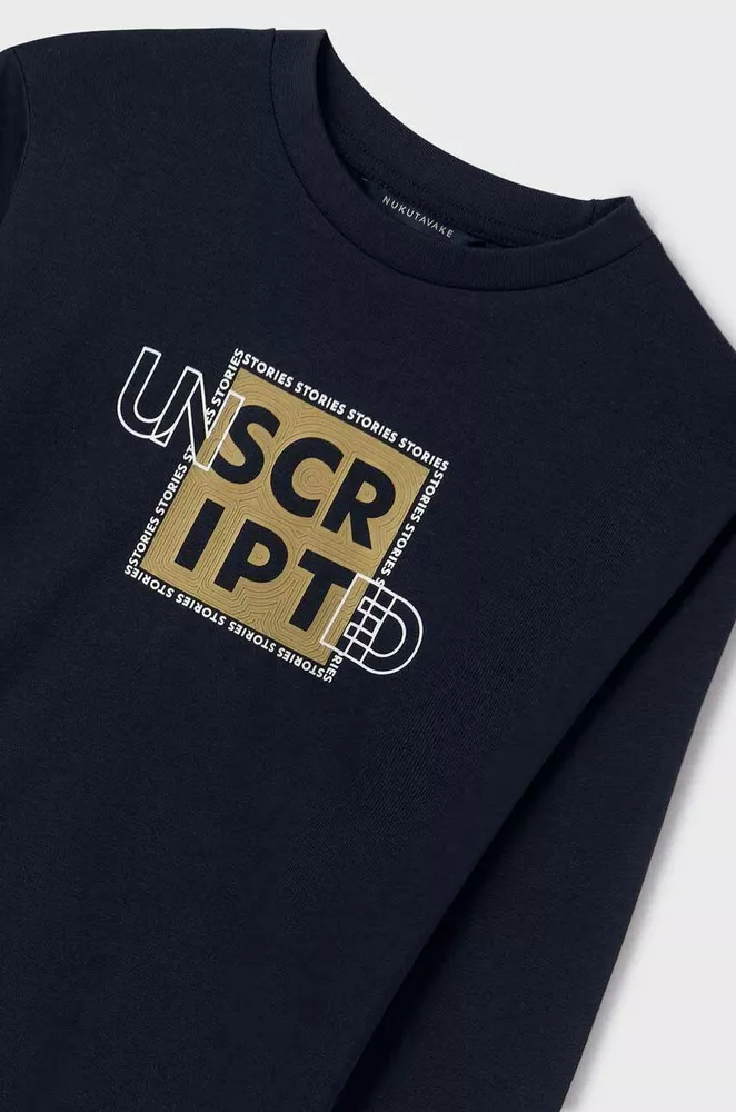 Chlapecké modré triko dlouhý rukáv Mayoral 842-18 velikost 166