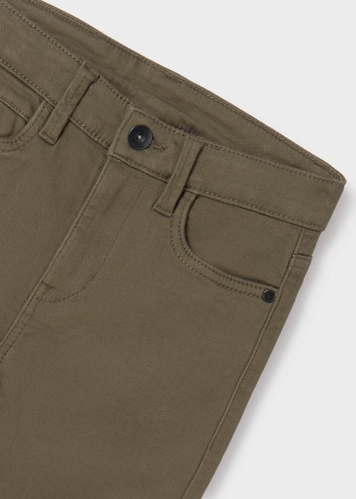 Chlapecké kalhoty Mayoral 7517-55 khaki zelené velikost 172