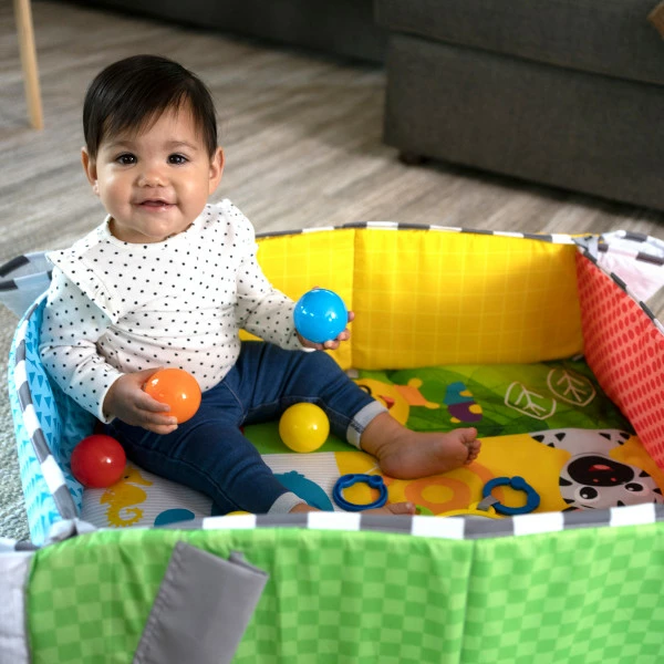 BABY EINSTEIN Deka na hraní 5v1 Patch's Color Playspace ™ 0m +