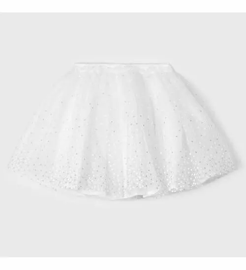 Dívčí tylová sukně Mayoral 3901-95 bílá