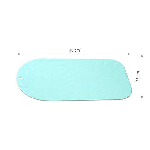 BABYONO Podložka protiskluzová do vany 70x35cm mintová