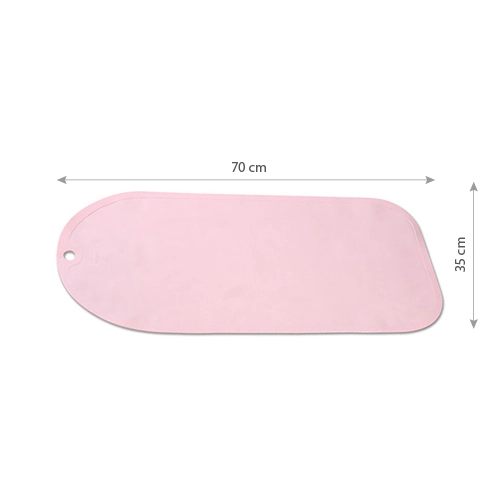 BABYONO Podložka protiskluzová do vany 70x35cm růžová