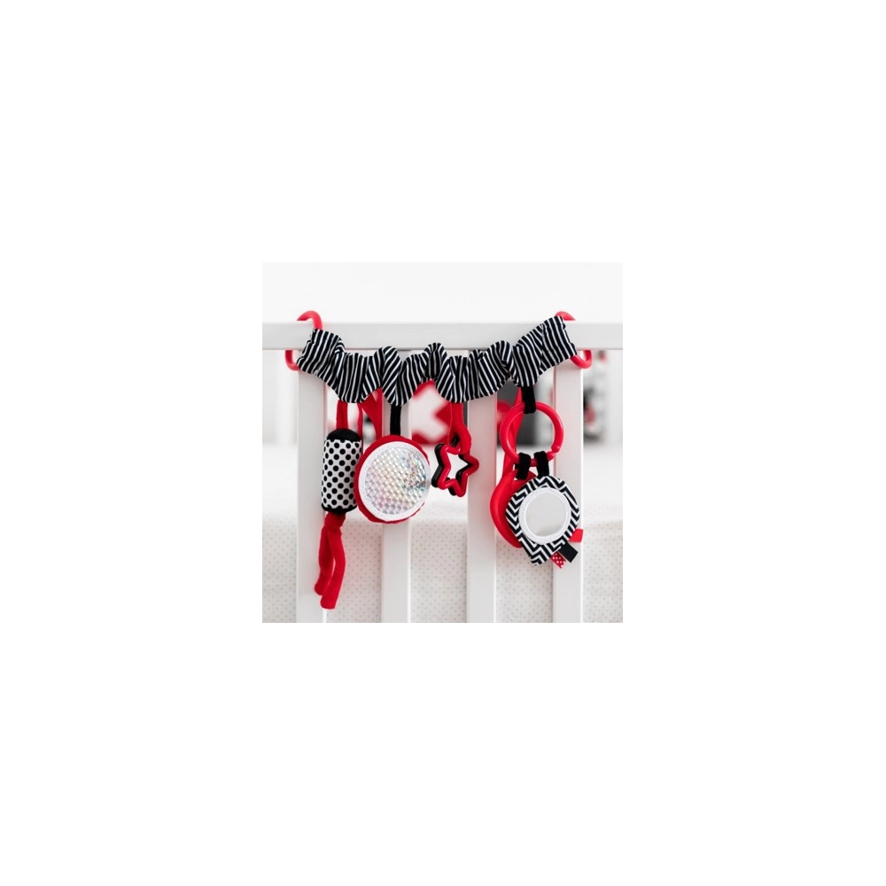 Canpol babies Kontrastní závěsná hračka na kočárek/autosedačku SENSORY