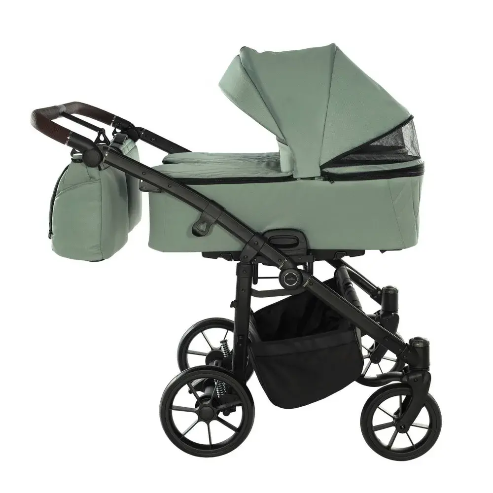 Kočárek pro dvojčata Jasmine Duo Life 01 Green
