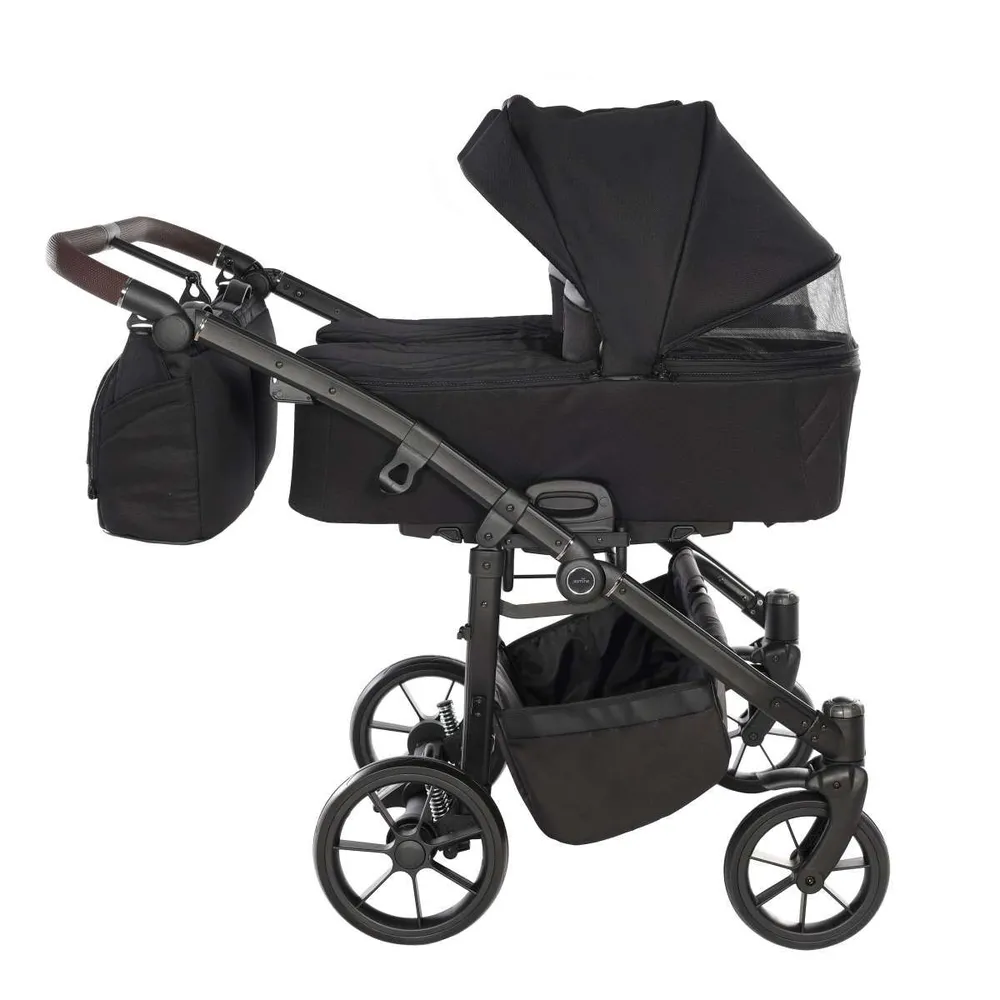 Kočárek pro dvojčata Jasmine Duo Life 03 Black