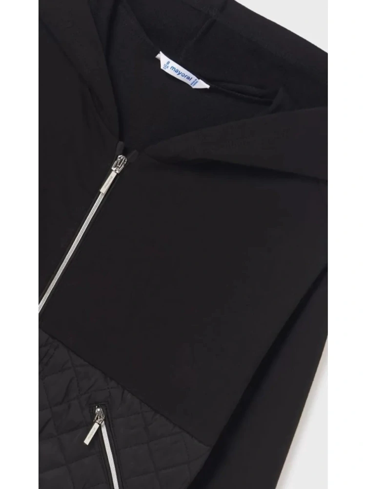 Dívčí mikina Mayoral 7420-18 černá velikost 167