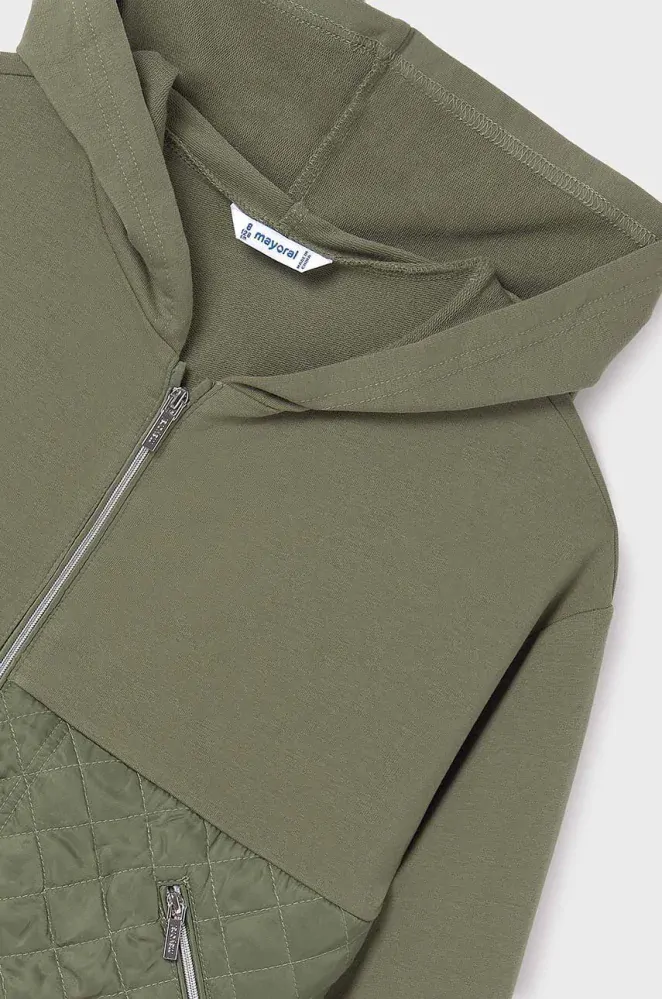 Dívčí mikina Mayoral 7420-19 khaki velikost 167