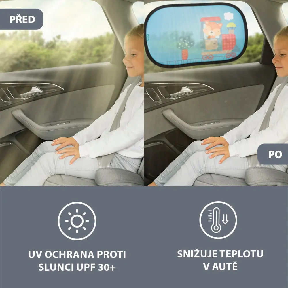 Sluneční clona do auta zvířátka Owl ZOPA