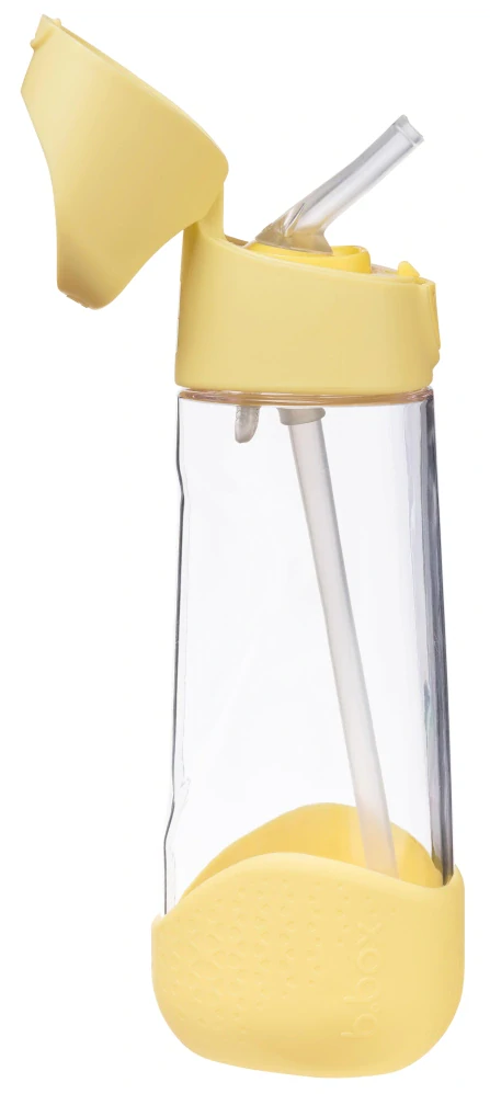 b.box Lahev na pití s brčkem 600 ml - Lemon/Twist