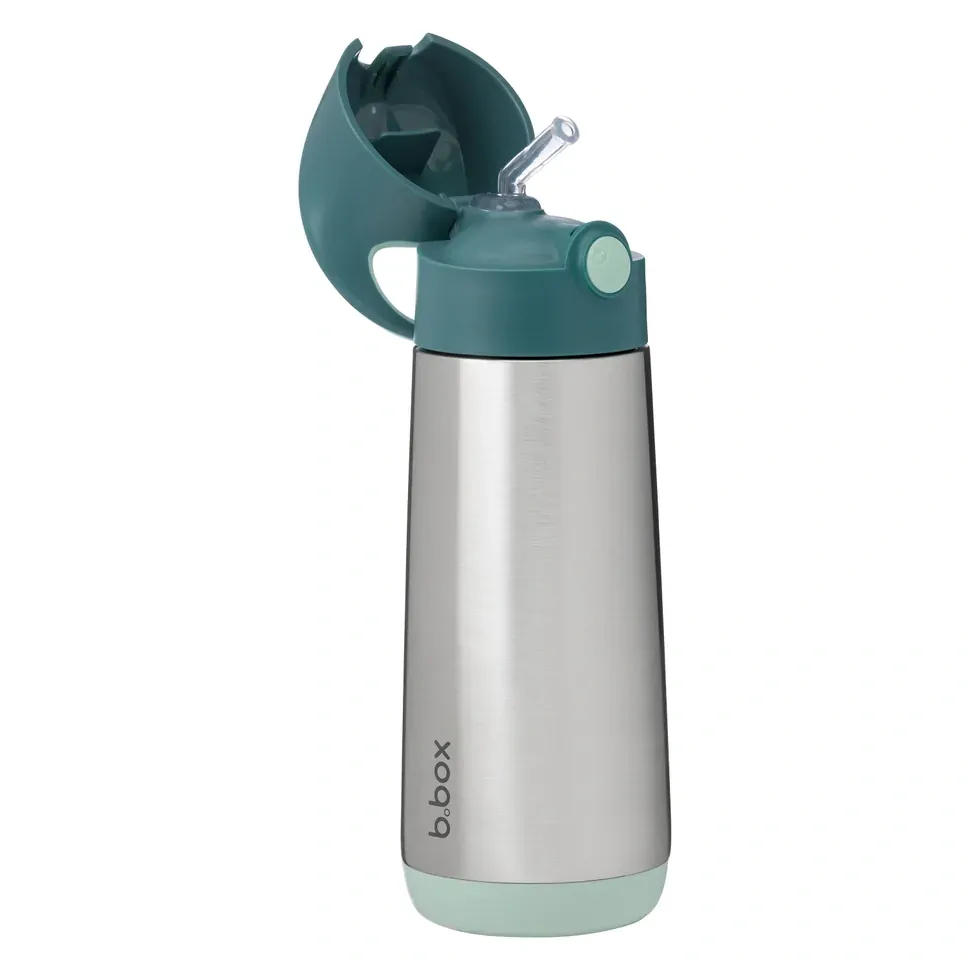 b.box Termoska na pití s brčkem 500 ml Emerald/Forest