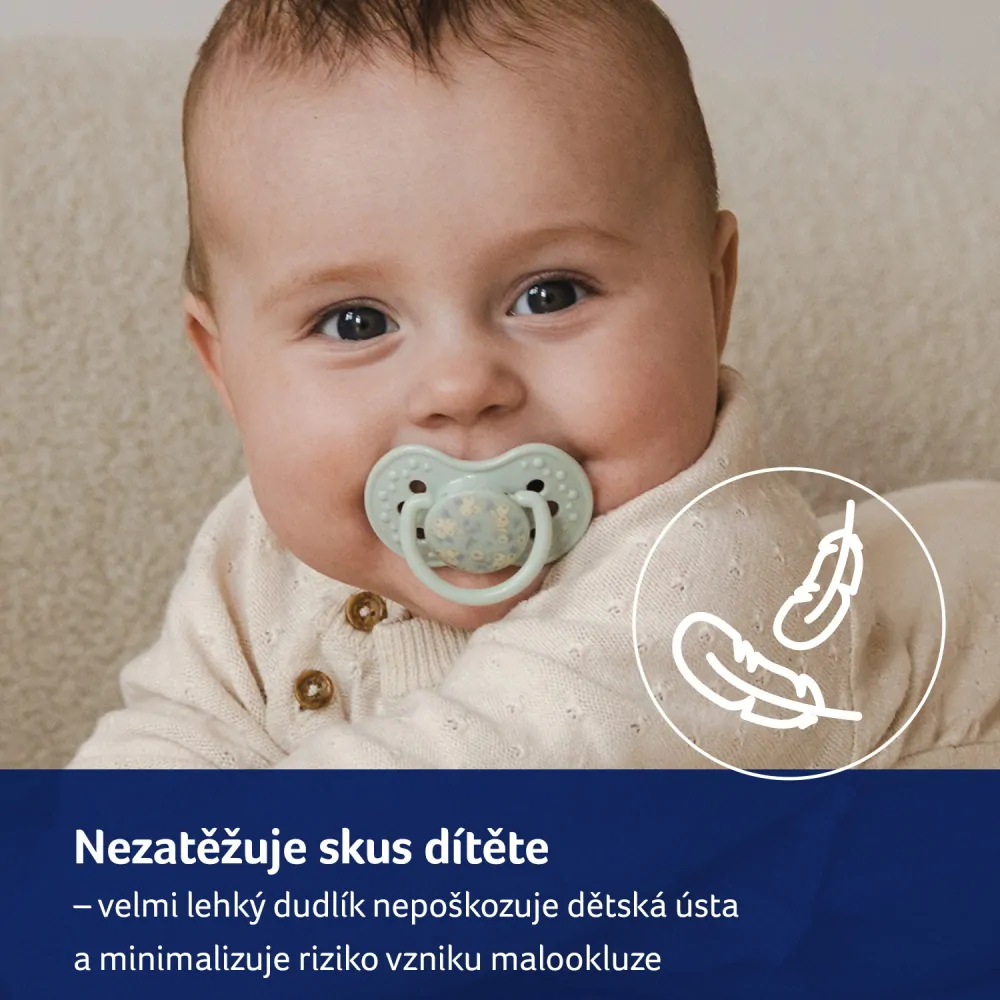 LOVI Dudlík silikonový dynamický BLOSSOM 3-6m 2 ks kluk