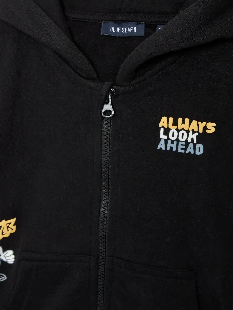 Chlapecká mikina Blue Seven 864685 černá velikost 92