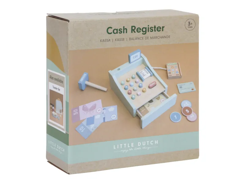 Little Dutch Pokladna se skenerem dřevěná
