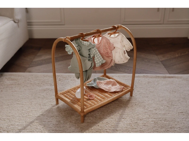 Little Dutch Oblečení na panenku Baby Green Check