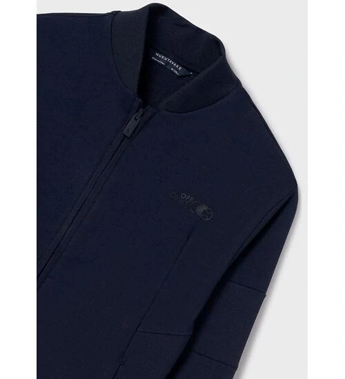 Chlapecká mikina bez kapuce Mayoral 6474-02 modrá