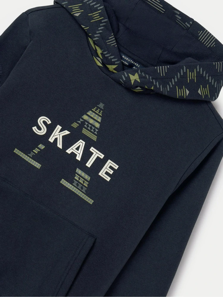 Chlapecká mikina s kapucí Mayoral  7449-87 tmavě modrá Skate