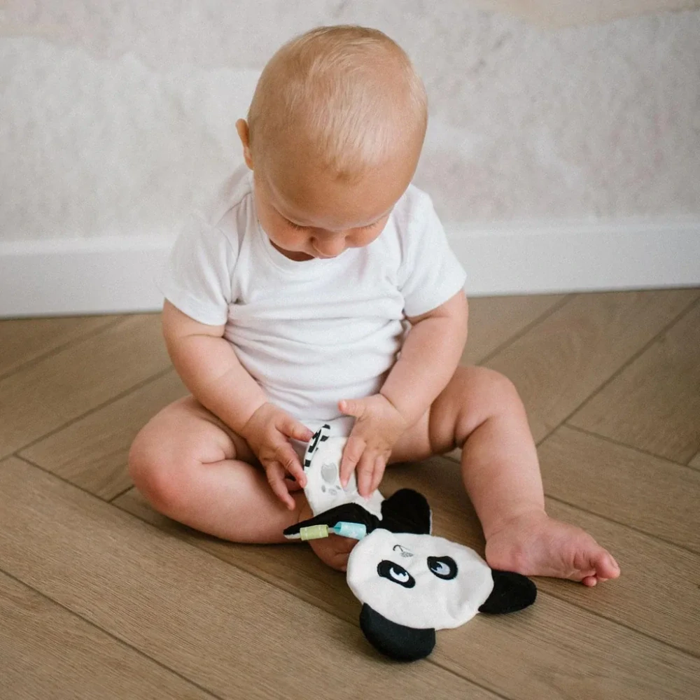 BABYONO Hračka šustící Panda Polly