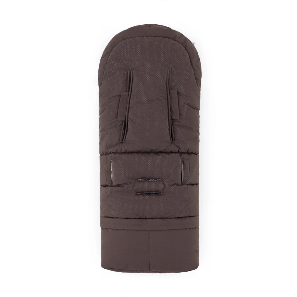 PETITE&MARS Set zimní fusak Arctic 4v1 + rukavice na kočárek Furry Rich Brown