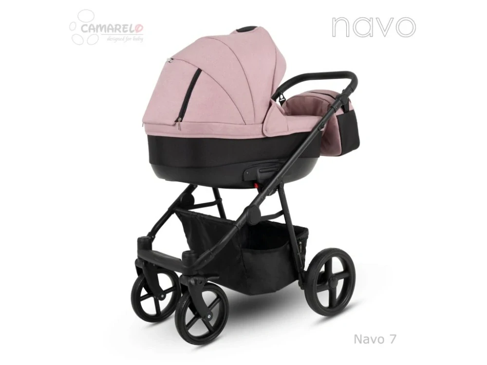Dětský kočárek Camarelo Navo - 7 Růžová