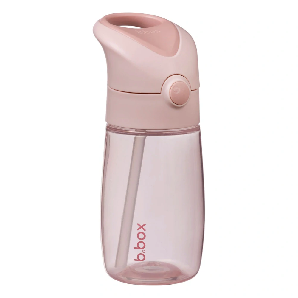 b.box Láhev na pití s brčkem Junior 380 ml - Blush /Crush