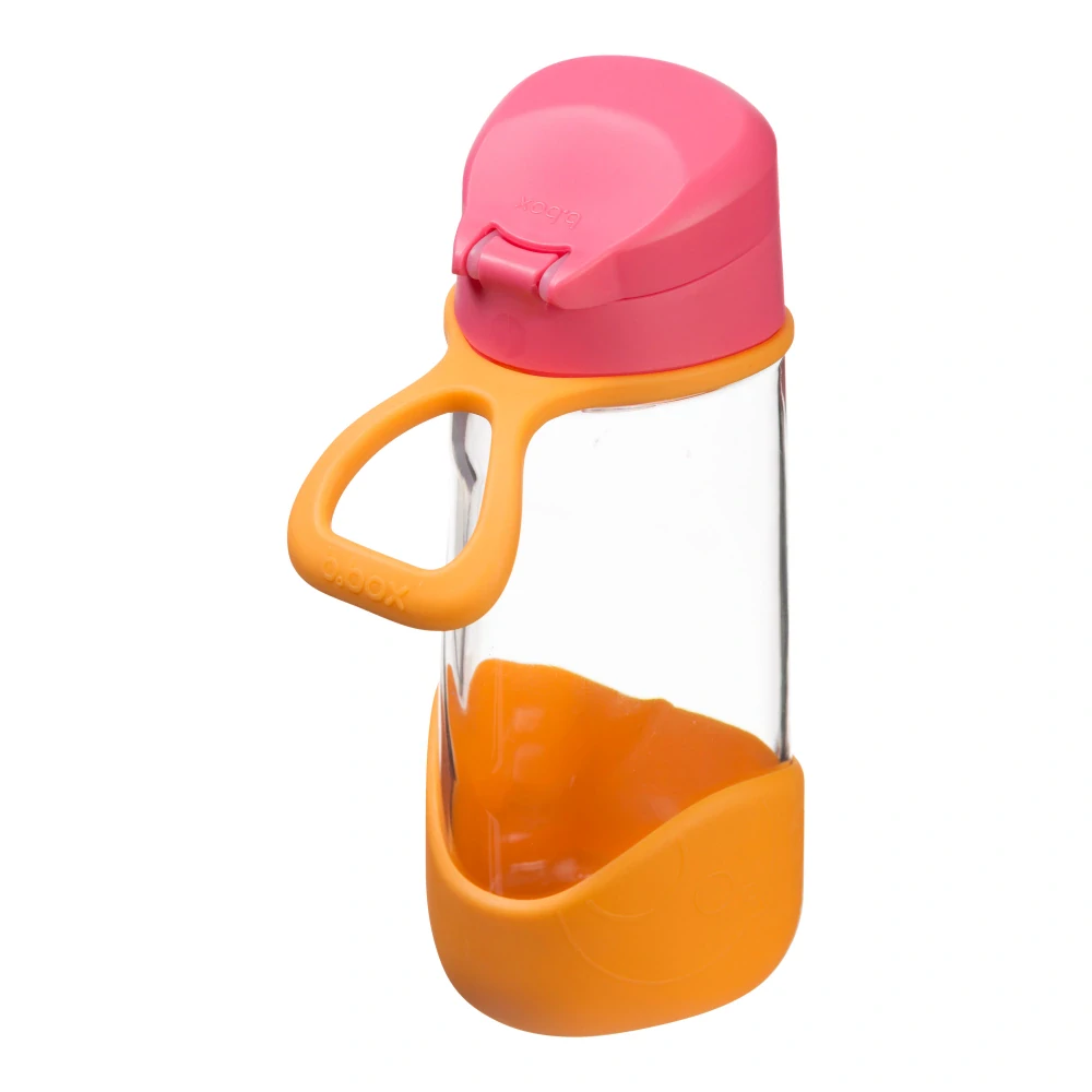 b.box Lahev na pití Sport 450ml Růžová/Oranžová