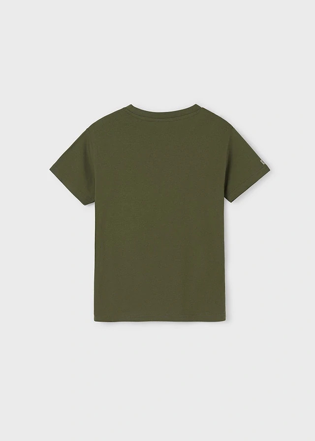 Chlapecké triko krátký rukáv Mayoral Natures 6037-54 khaki velikost 166