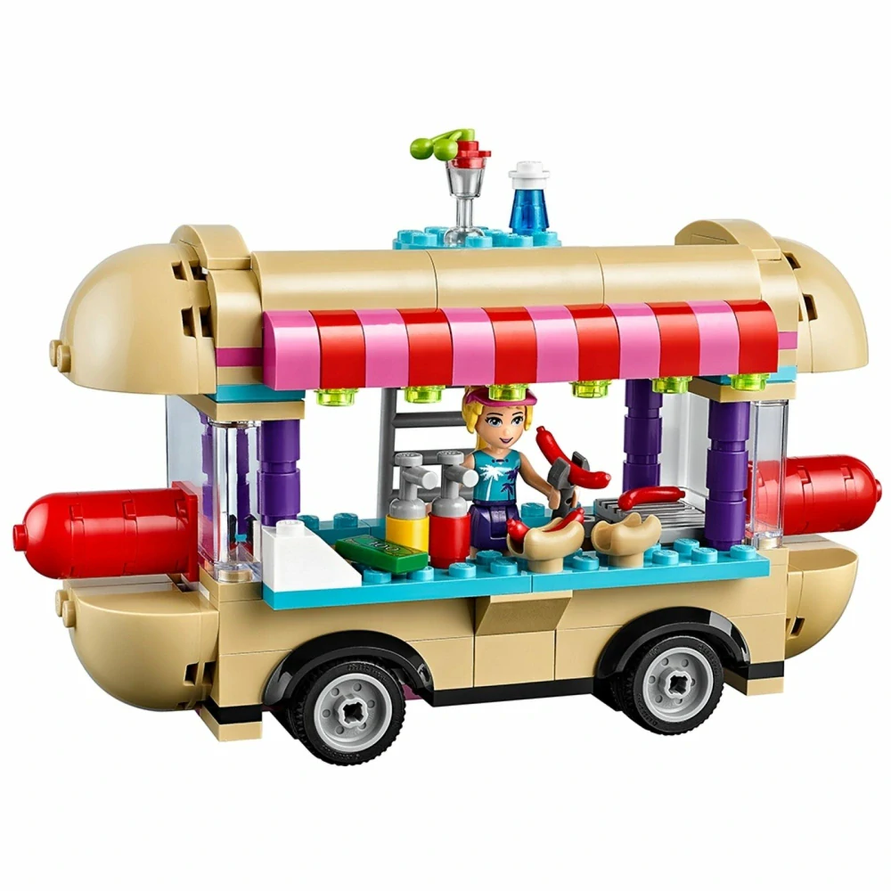 LEGO® Friends 41129 Dodávka s párky v rohlíku v zábavním parku