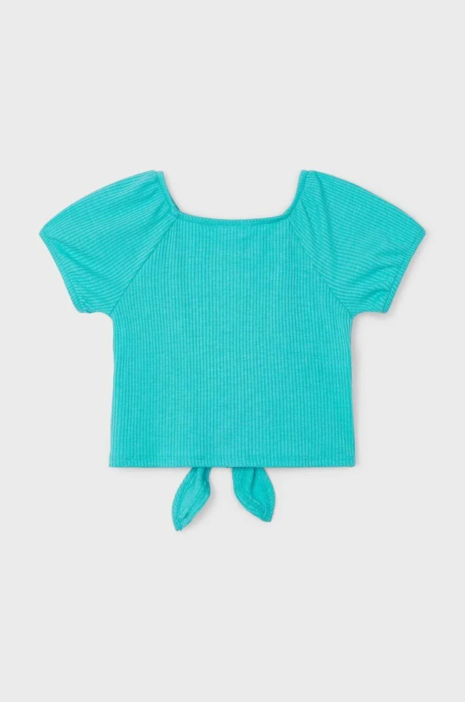 Dívčí top Mayoral 3086- 33 tyrkysové velikost 122