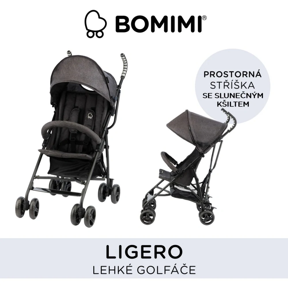 Bomimi LIGERO golfky, (6m-15kg), ANTHRACITE  melange