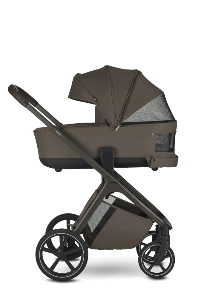 EASYWALKER Kočárek kombinovaný Zoey Chestnut Brown + CYBEX Aton B2 i-Size + základna