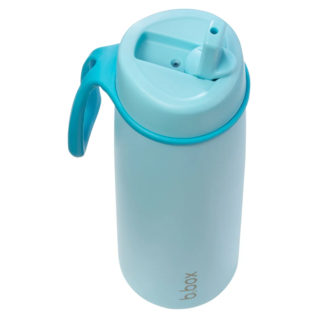 b.box Nerezová termolahev s brčkem 690 ml - Lagoon