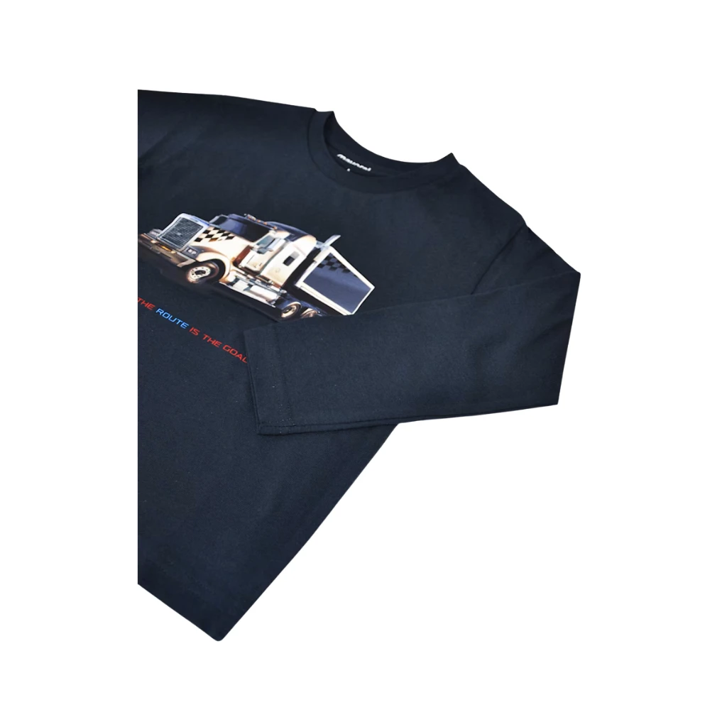 Chlapecké triko dlouhý rukáv s kamionem Mayoral 4085-23 modré velikost 116