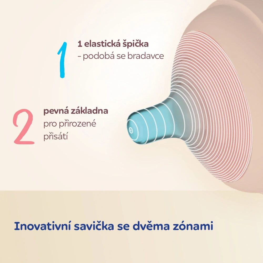Canpol babies Savička k lahvi Natural Shape 0m+ 2ks